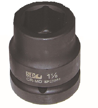 SOCKET IMPACT 1 DRV - 2-9/16 INCH 6 PNT 